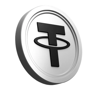 Ilustração da plataforma com informações sobre a moeda Tether USDT